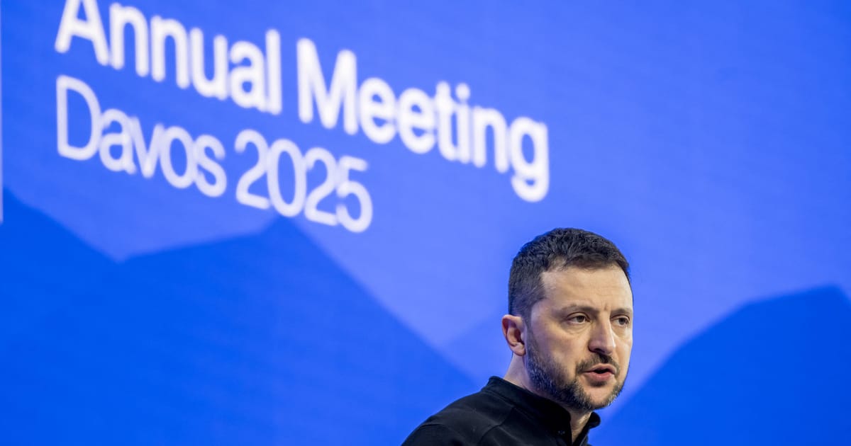 Zelenskyy critica Europa in discursul de la Davos