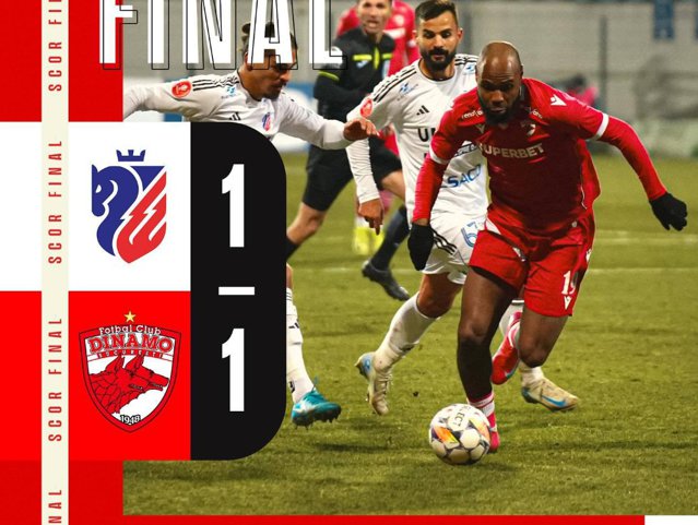 Egal la FC Botosani Dinamo Lider nou in Superliga