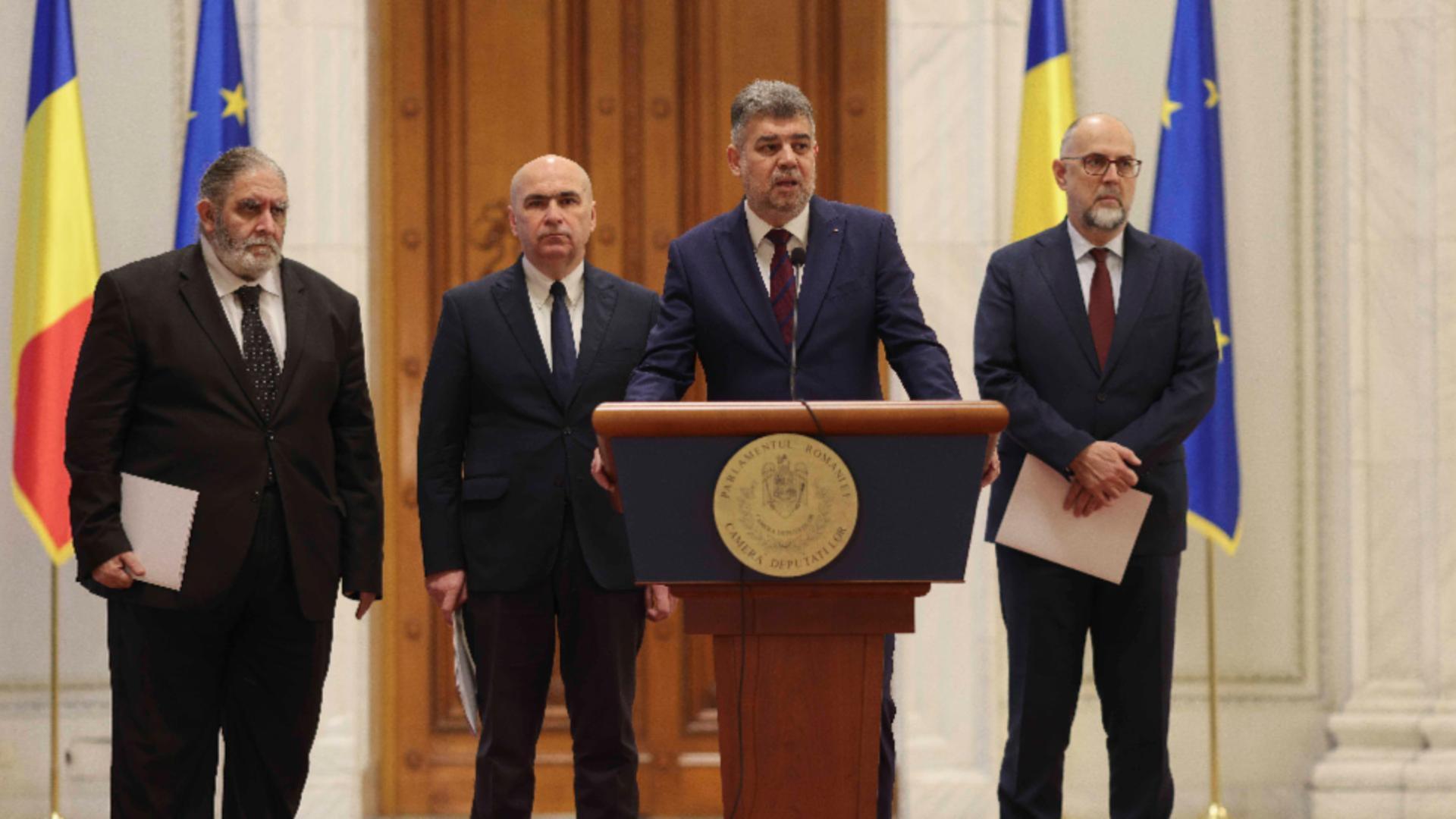 Liderii coaliției PSD-PNL-UDMR, întâlnire importantă la Cotroceni 1 Liderii coalitiei PSD PNL UDMR intalnire importanta la Cotroceni