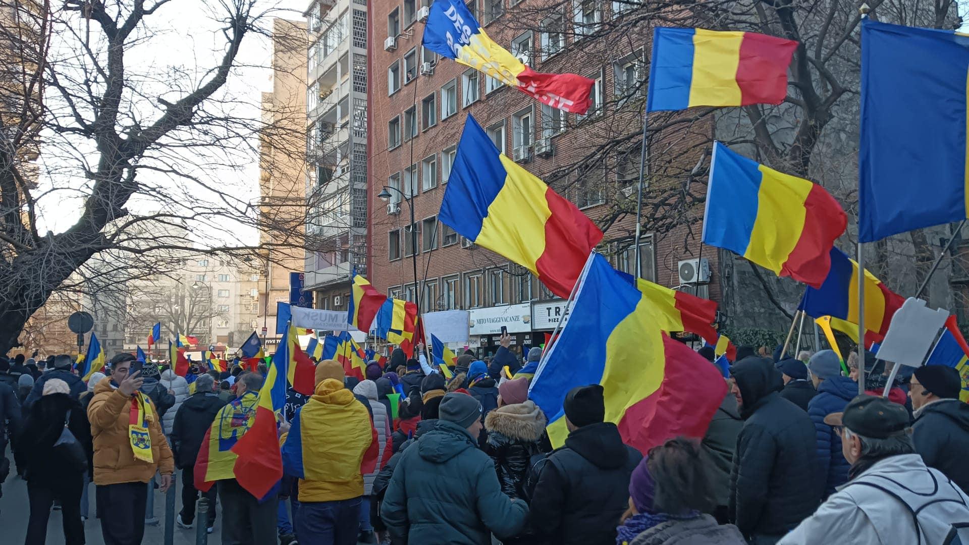 Protest masiv pe 21 februarie un milion asteptati