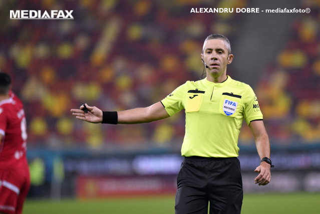 Radu Petrescu si Horatiu Fesnic vor arbitra in play off ul UEFA Conference League