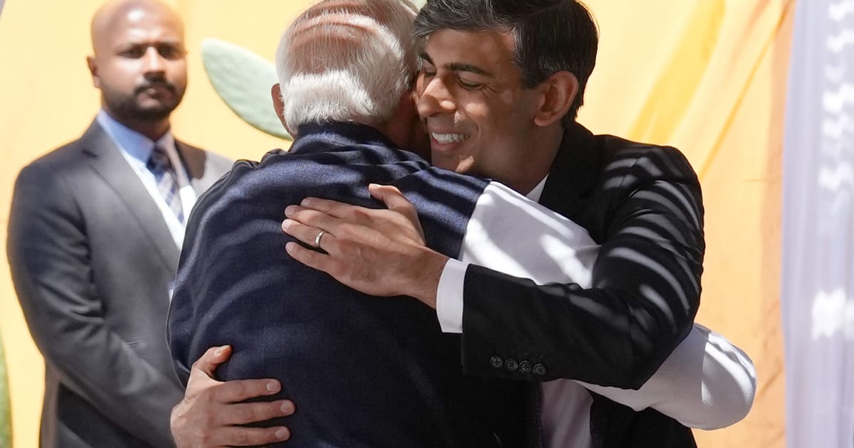 Rishi Sunak zboara pentru a imbunatati relatiile inaintea negocierilor comerciale UK India