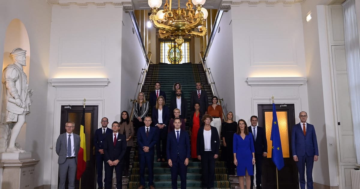 Noul Cabinet al Belgiei este un club barbatesc