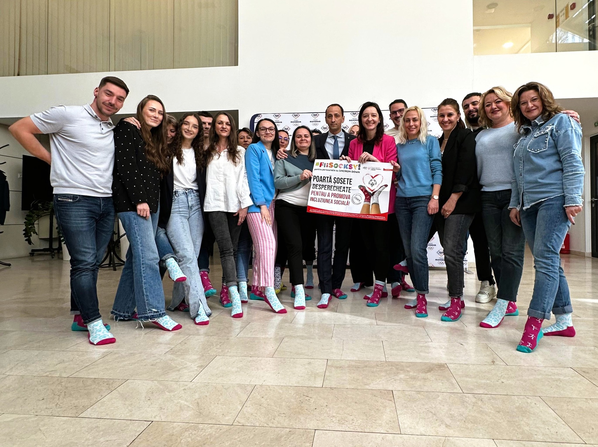 Sosete desperecheate pentru Ziua Sindromului Down