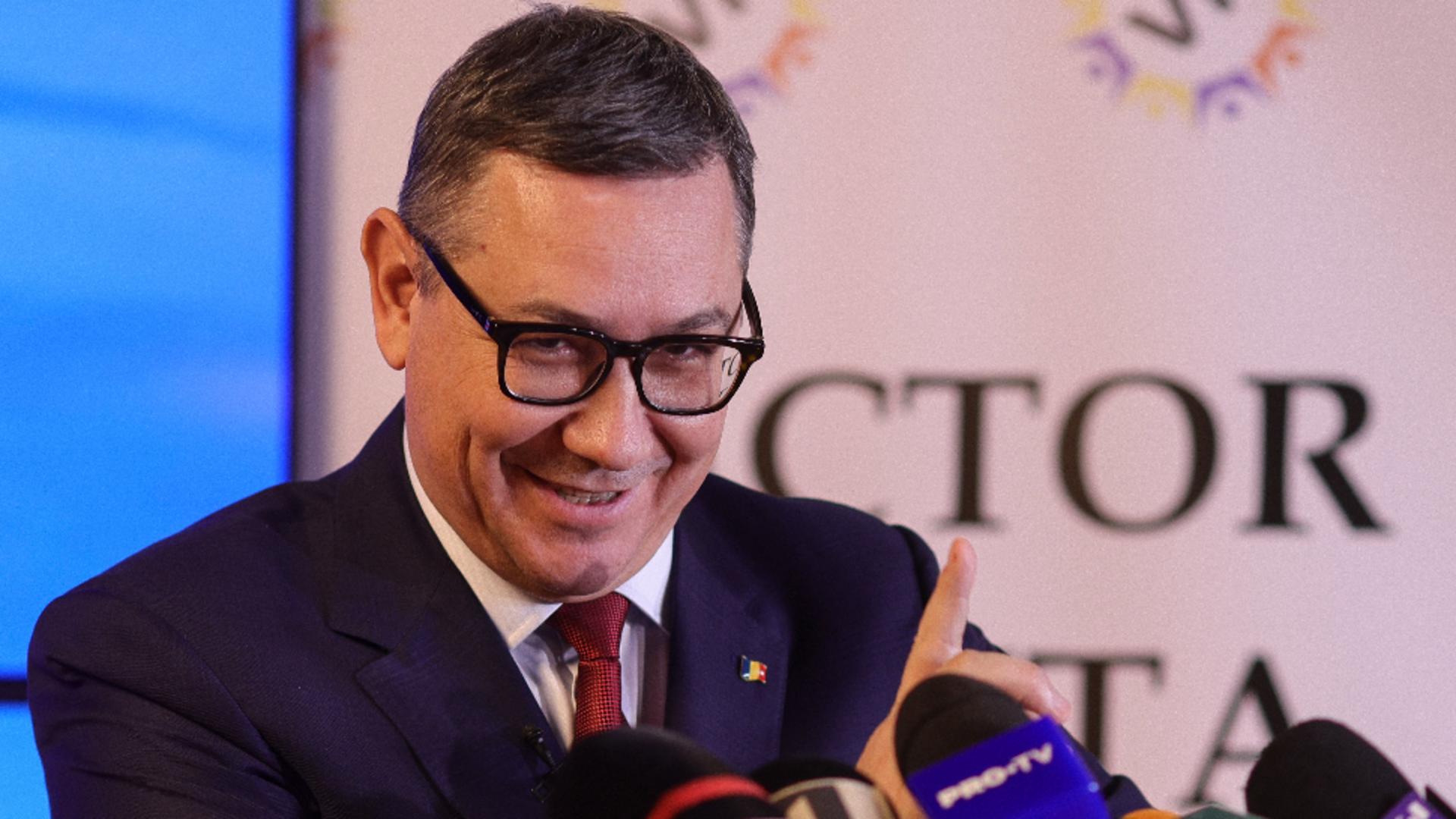 Victor Ponta si a anuntat candidatura la presedintie