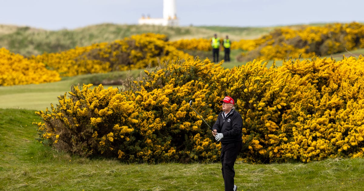 Terenul de golf al lui Donald Trump din Scotia nu va gazdui campionatul mondial