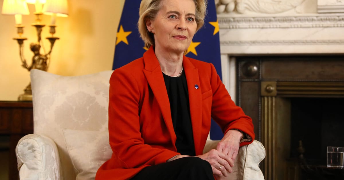 Von der Leyen spera la o intalnire cu Trump la funeraliile papei