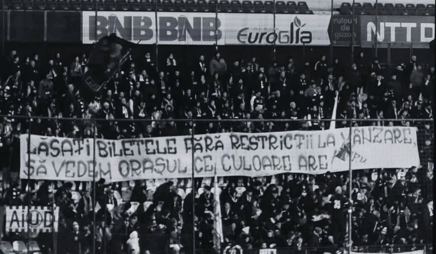 Galeria U Cluj a refuzat biletele pentru derby cu CFR