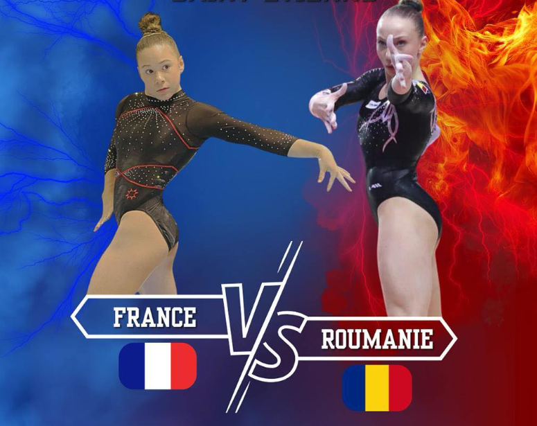 Gimnastica feminina Romania concureaza intr un amical cu Franta