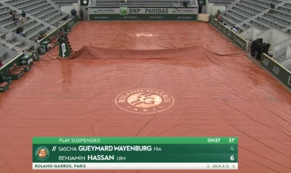 Ploaia din Paris a amânat meciurile românilor la Roland Garros 1 Ploaia din Paris a amanat meciurile romanilor la Roland Garros