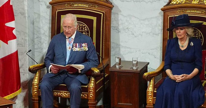 Regele Charles isi arata iubirea pentru Canada in Senat