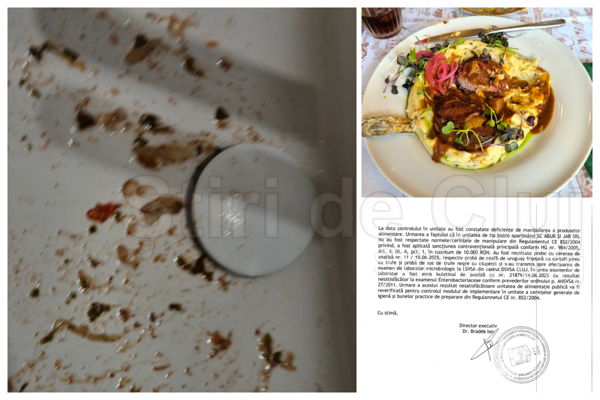 Acuzaii de toxiinfecie alimentar la un restaurant din Cluj