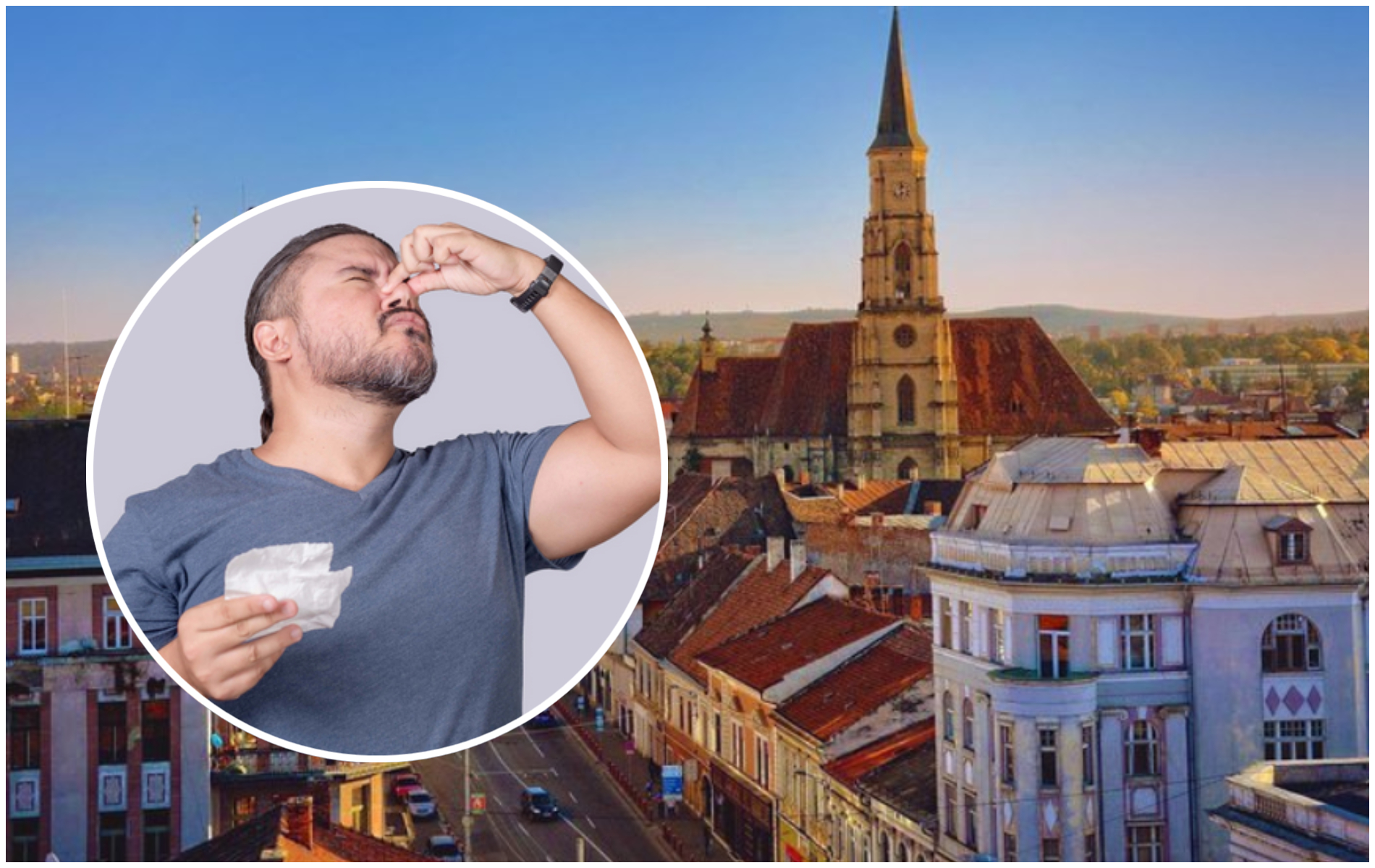 Clujenii se plang de un miros insuportabil