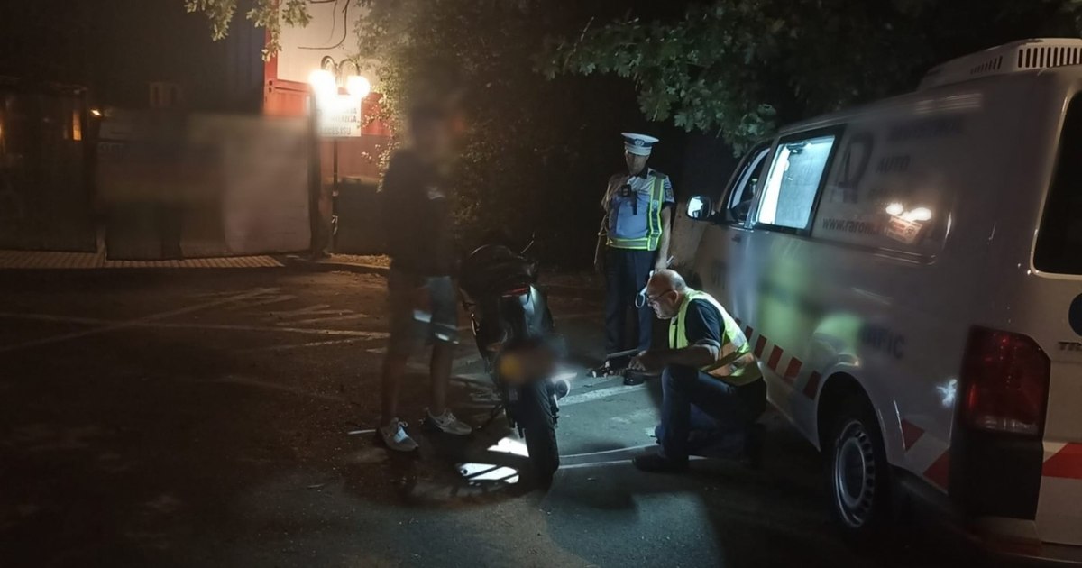 Jackpot de infractiuni in Cluj Tanar prins beat pe motocicleta