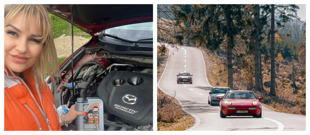 Rocsana Contras acelereaza in raliul de la Cluj