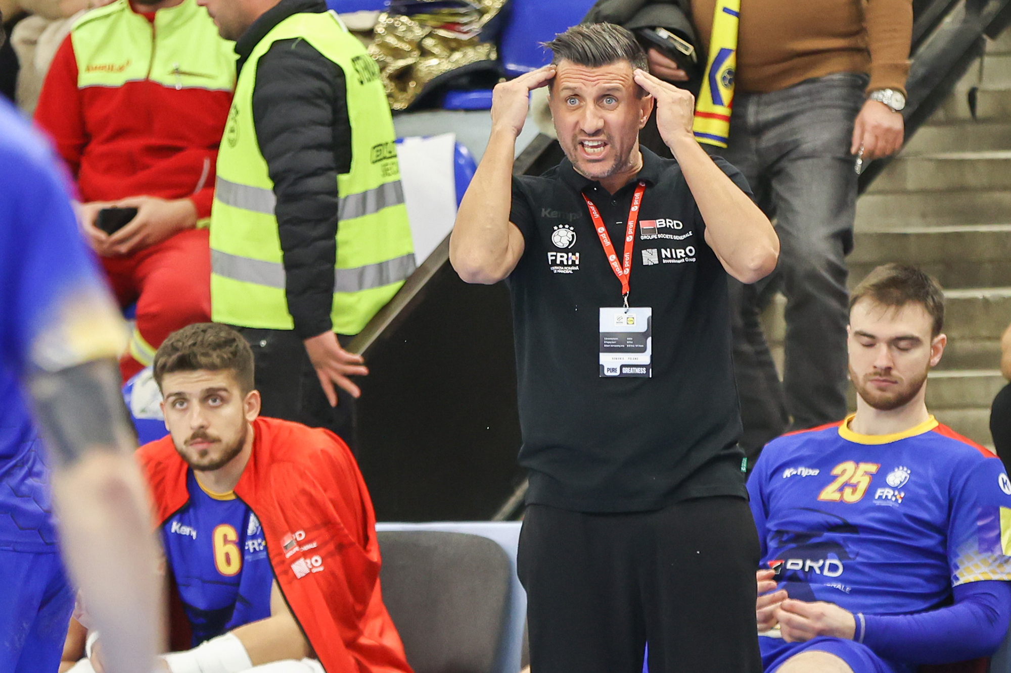 George Buricea selecionerul Romaniei la handbal masculin dupa victoria impotriva Turciei Baietii au demonstrat ca sunt o echipa unita