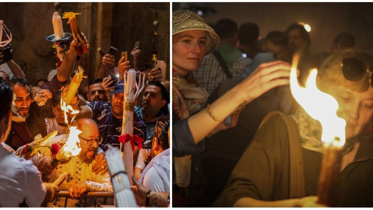 A fost aprinsa Lumina Sfanta de la Ierusalim Care este semnificatia ei si cand va ajunge in Romania