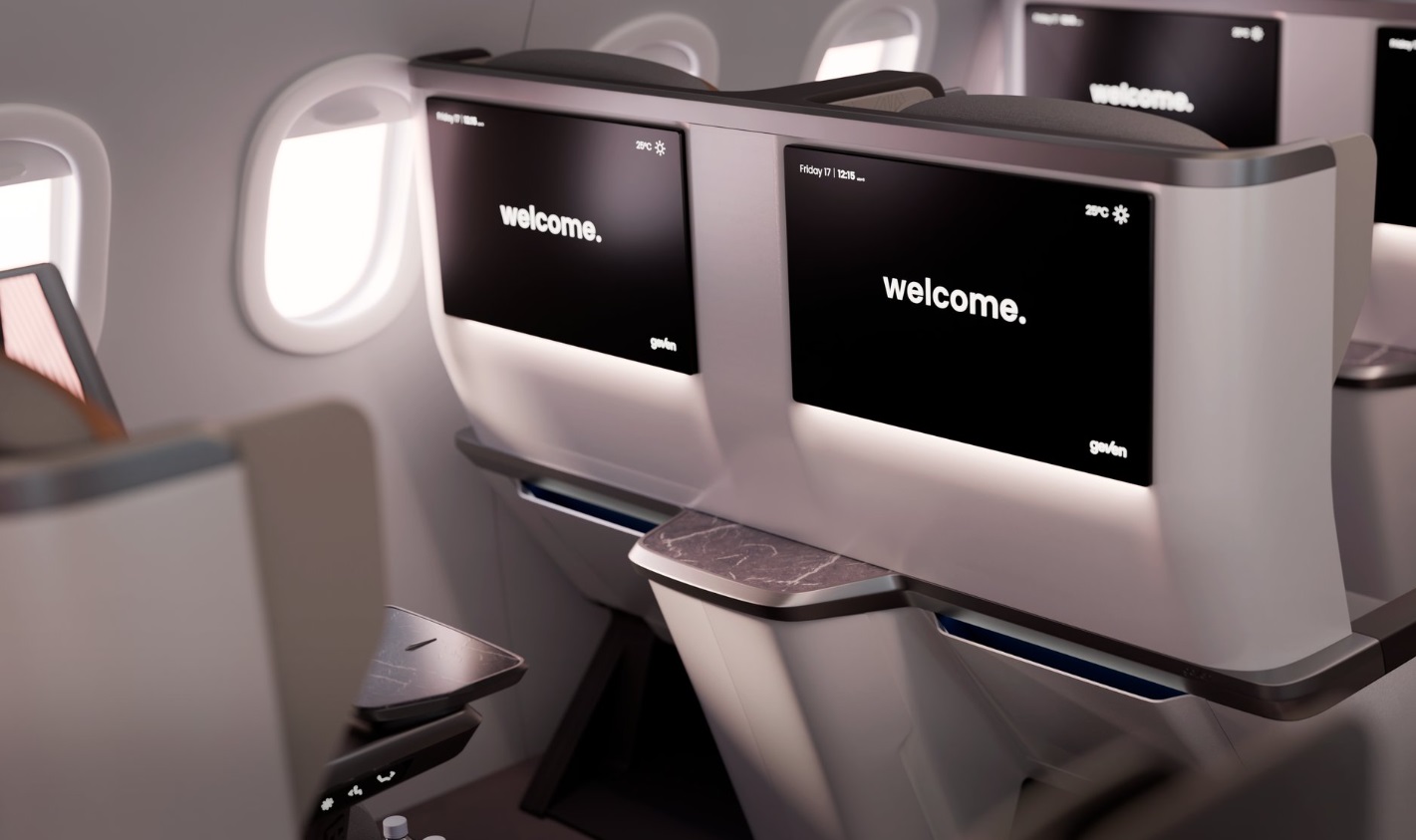 Cum vor arata avioanele viitorului ecrane panoramice cabine de lucru si scaune pe doua niveluri