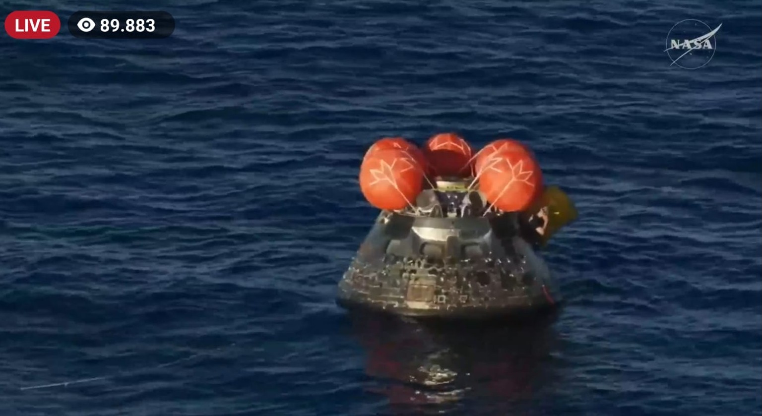 Integritatea a ajuns cu succes in Oceanul Pacific NASA Am aterizat exact pe tinta