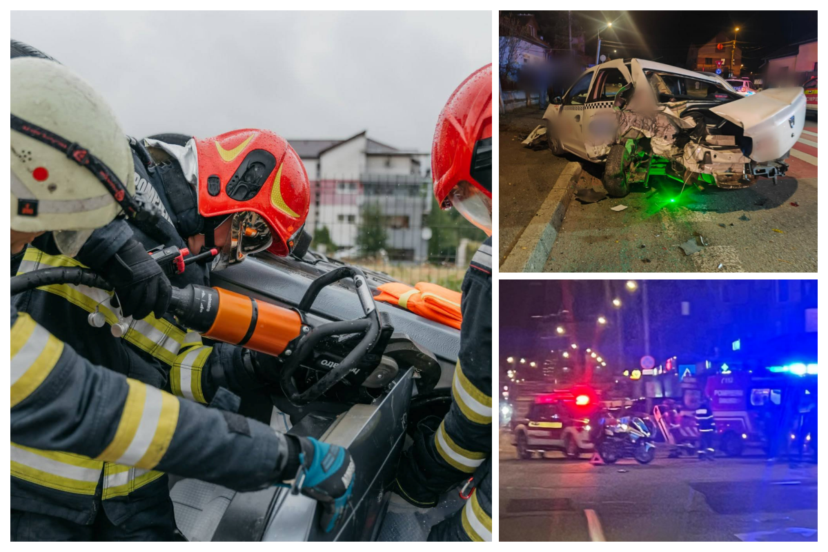 Zile de cosmar la Cluj Accidentele si incendiile s au succedat rapid Pompierii au intervenit continu 216 misiuni in doar 72 de ore