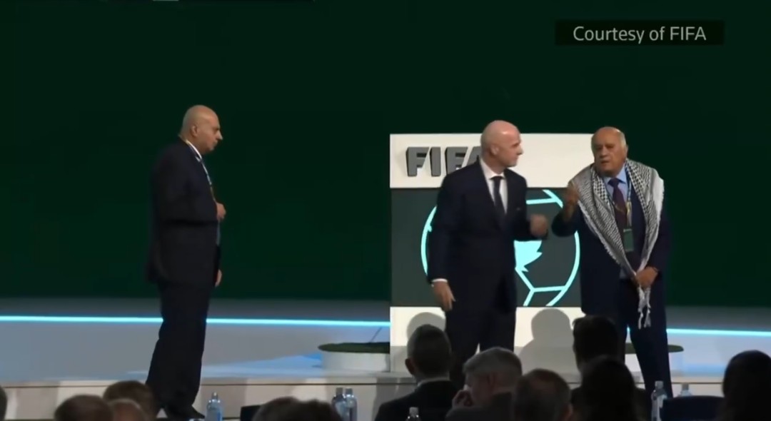 Congresul FIFA liderul federaiei palestiniene refuza sa se fotografieze alaturi de reprezentantul Israelului
