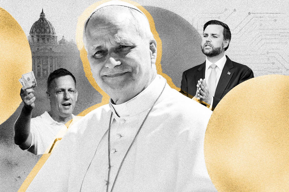 JD Vance trebuie sa aleaga intre Papa Leon si Peter Thiel