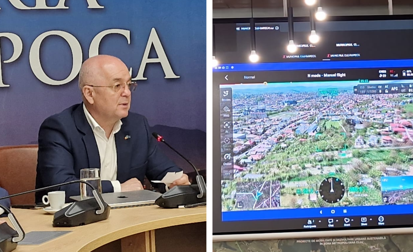VIDEO Vor fi clujenii spionati de Boc cu drona de 40000 de euro Ce poate observa de fapt noua achizitie a primariei Nimeni nu este mai presus de lege