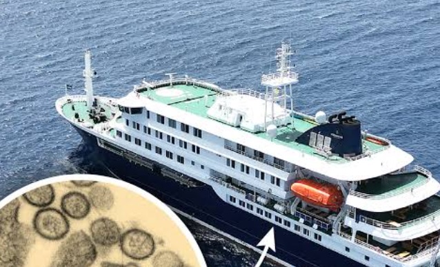 Nava de croaziera in care a aparut focarul de hantavirus a obtinut autorizatia de a reveni pe mare dupa ce a fost curatata si dezinfectata