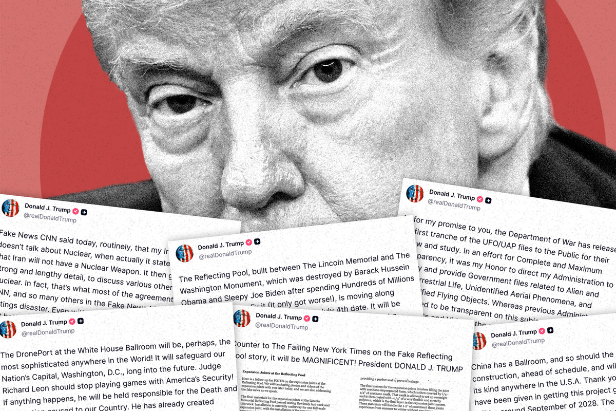 Reamenajarea DC ului razboiul din Iran si imagini cu extraterestri O luna alaturi de Donald Trump pe Truth Social